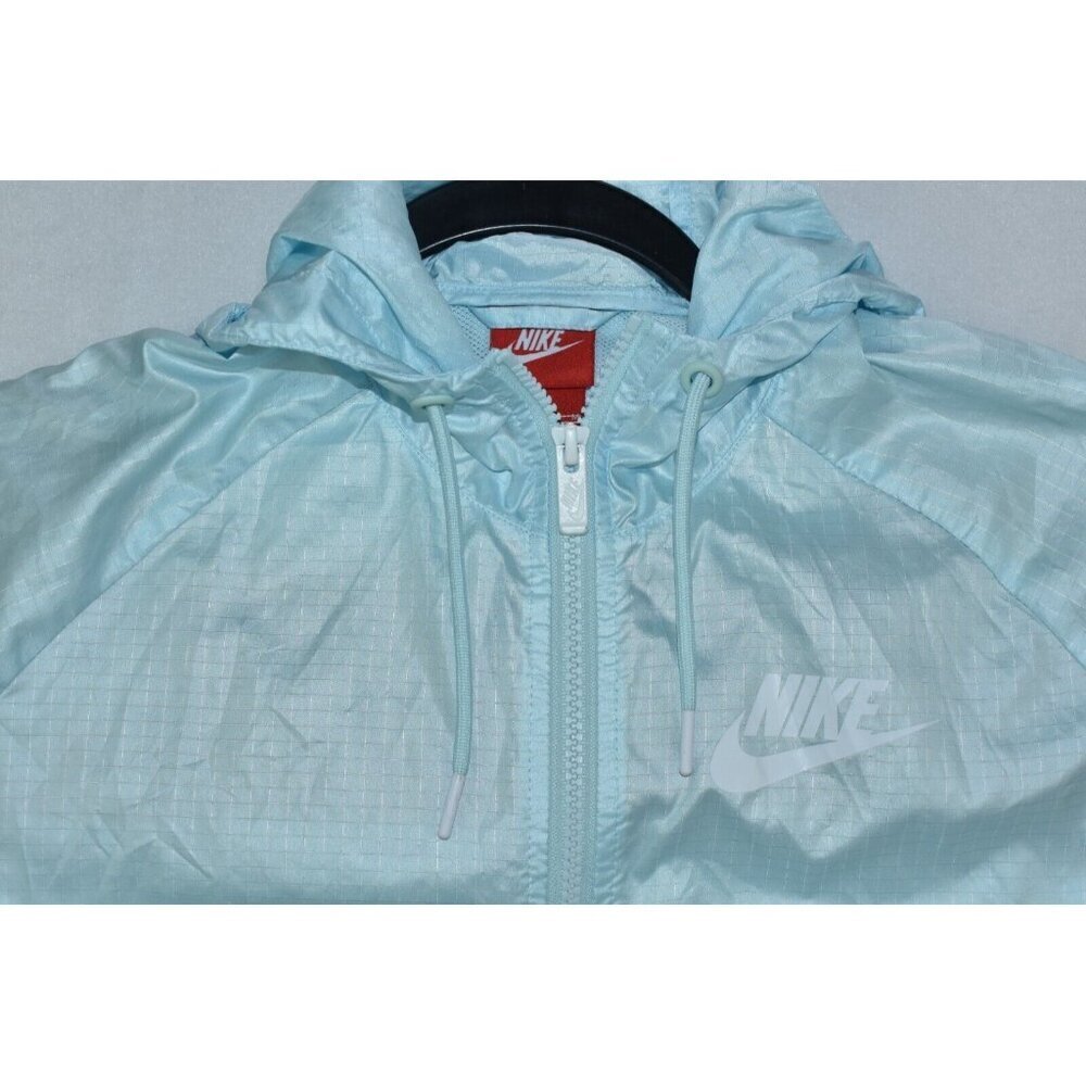 Nike Sportswear Windrunner Women’s Jacket Size M Mint/White Full Zip -Flaws- - Picture 2 of 14